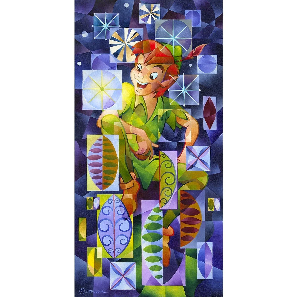 デビッド・タトウィラー、【EVENING SAIL】、希少な額装用画集より デビッド・タトウィラー、【Evening Sail】、希少な額装用画集より